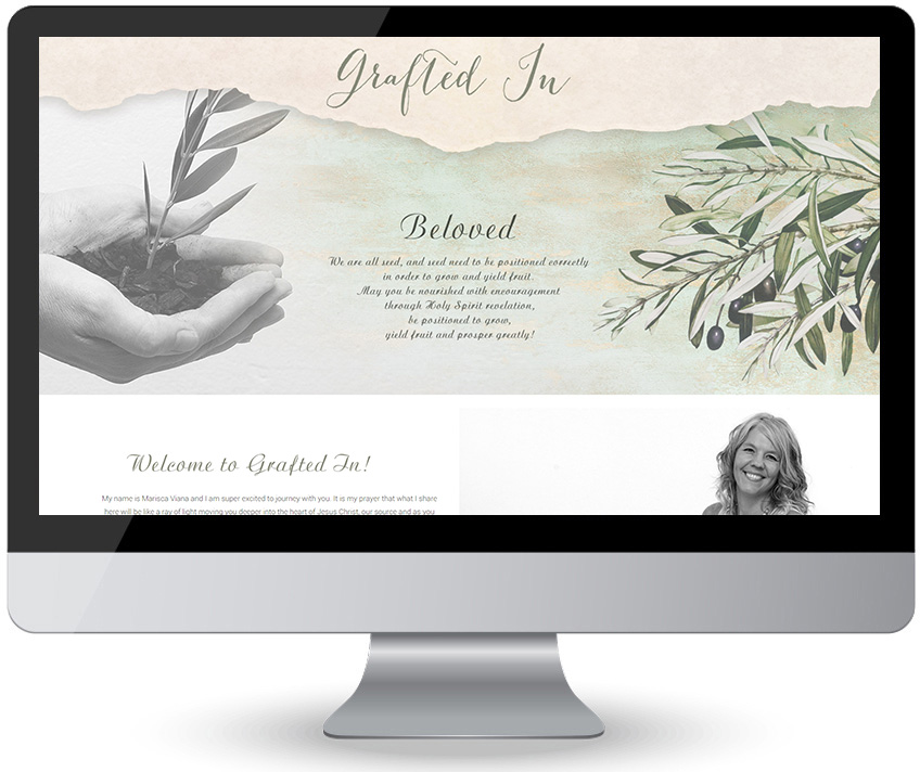 Grafted In - Blog Website Design