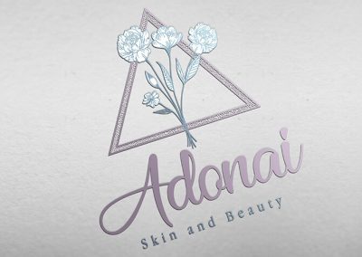 adonai beauty logo design