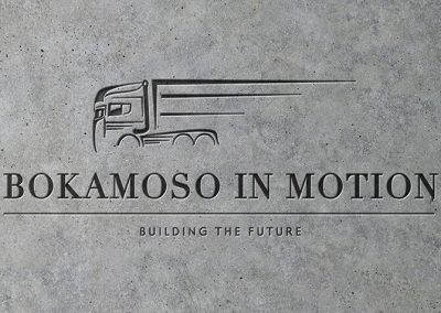 bokamoso in motion logo design