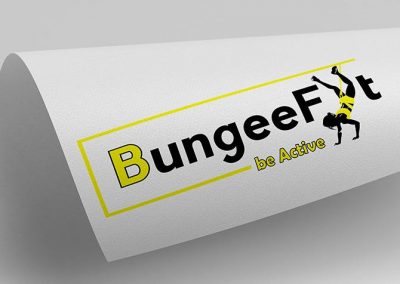 bungee fit logo design