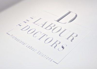 bunnypants logo design the labour doctors 1