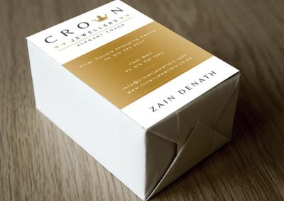 crown jewellers business card