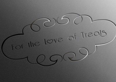 for the love of treats logo design