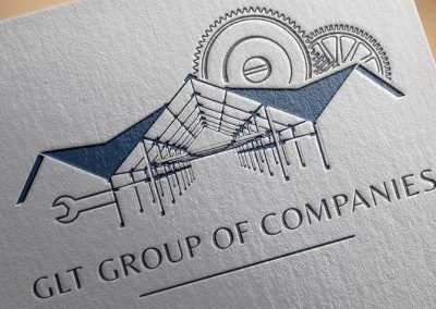 glt group of companies logo design