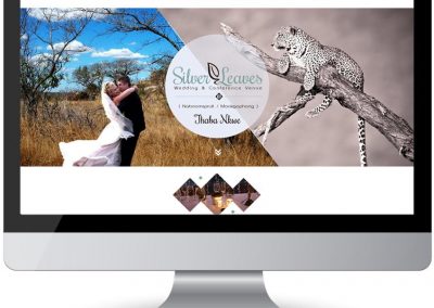 responsiveWeb Design Silver Leaves Wedding Venue 1