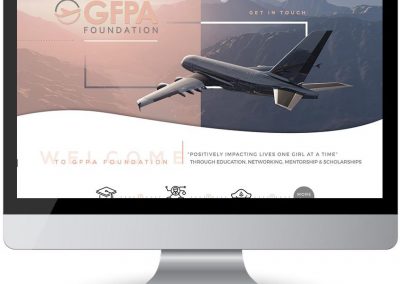 screen web design gfpa foundation