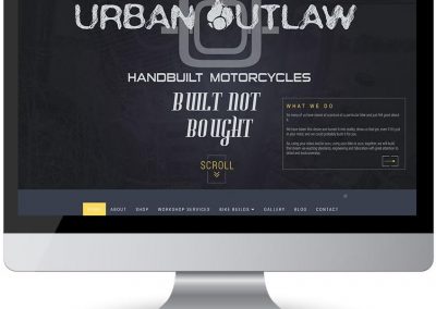 screen web design urban outlaw
