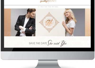 screen web design weddings elegant theme