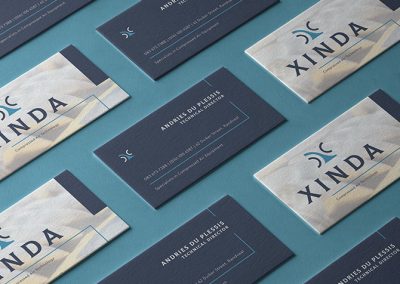 xinda business card design services