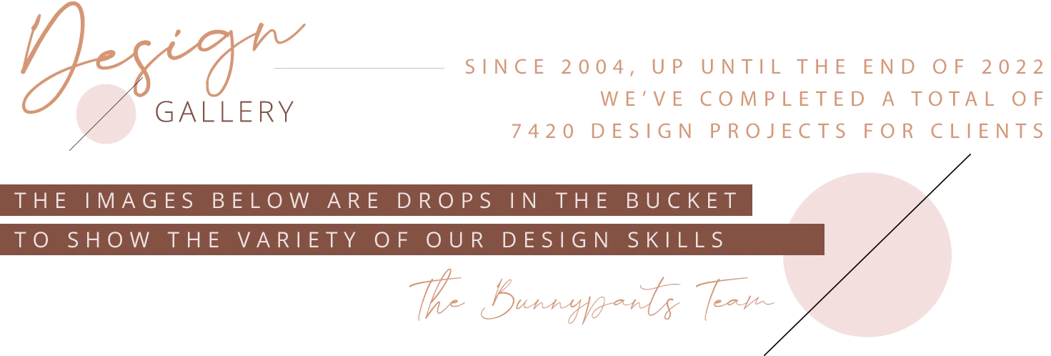 since 2004 to 2022 design projects completed