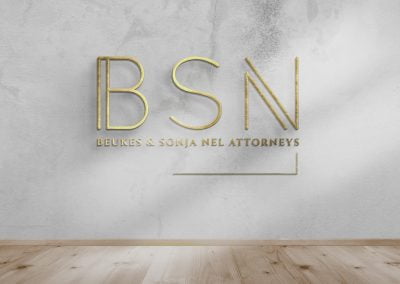 bsn attorneys logo development signage 1